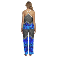 Abstract Diamond Art Pajamas Sets For Women Sleepwears Combo