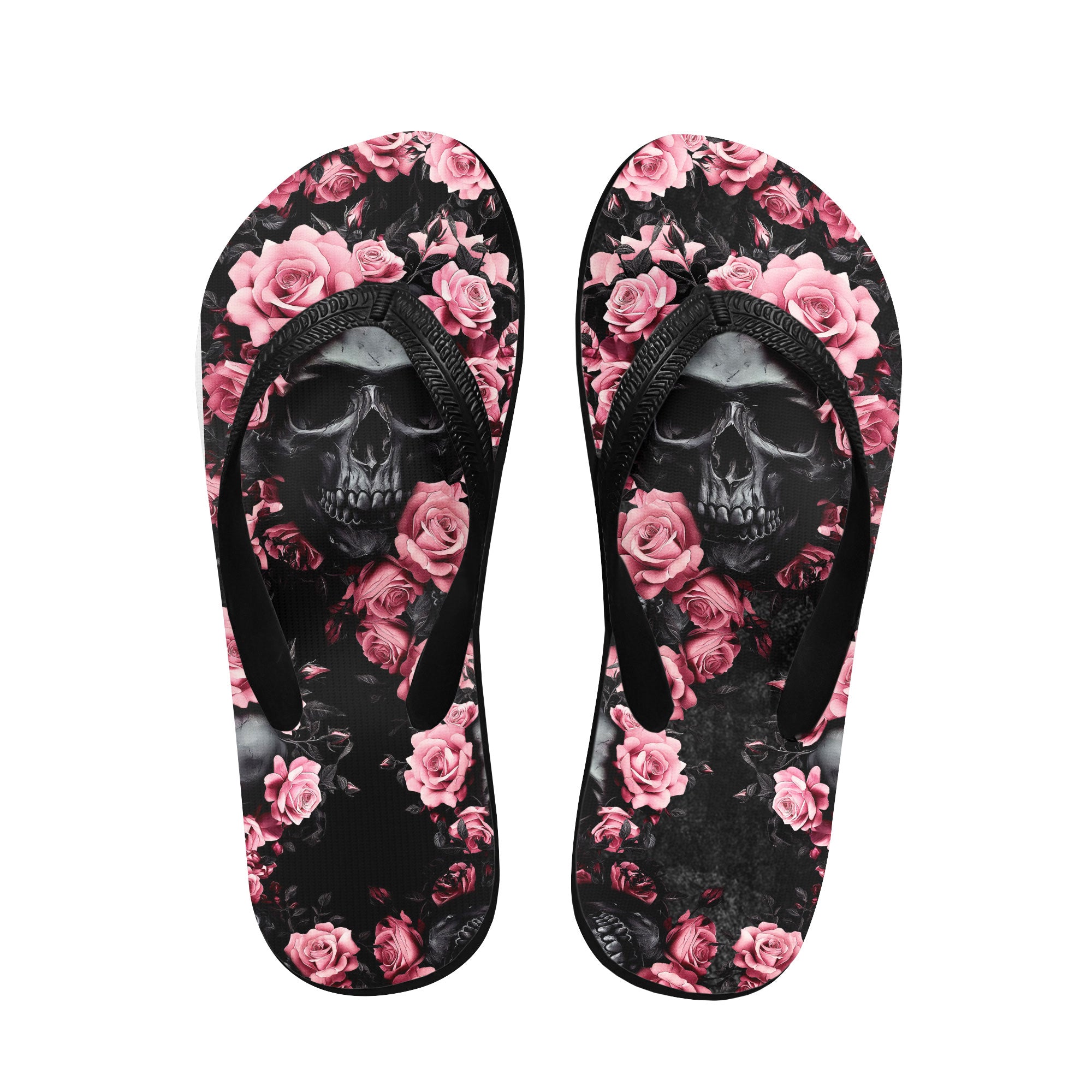 Image of a pair of beach flip flops with a sleek design, featuring a comfortable yoga mat footbed, non-slip sole, and water-friendly materials. Perfect for summer outings, beach walks, and casual occasions.