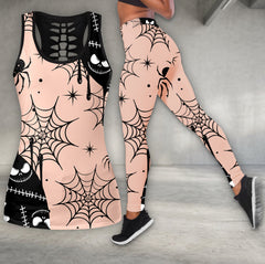 Pastel Goth Cobwebs Tanktop and Leggings