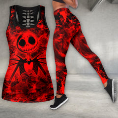 Infernal King Skeleton Art Tanktop and Leggings
