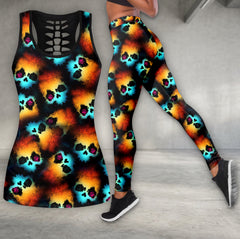 Electric Graffiti Skull Graves Tanktop and Leggings