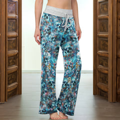 Deep Sea Remains Skull Women's High-waisted Wide Leg Pants