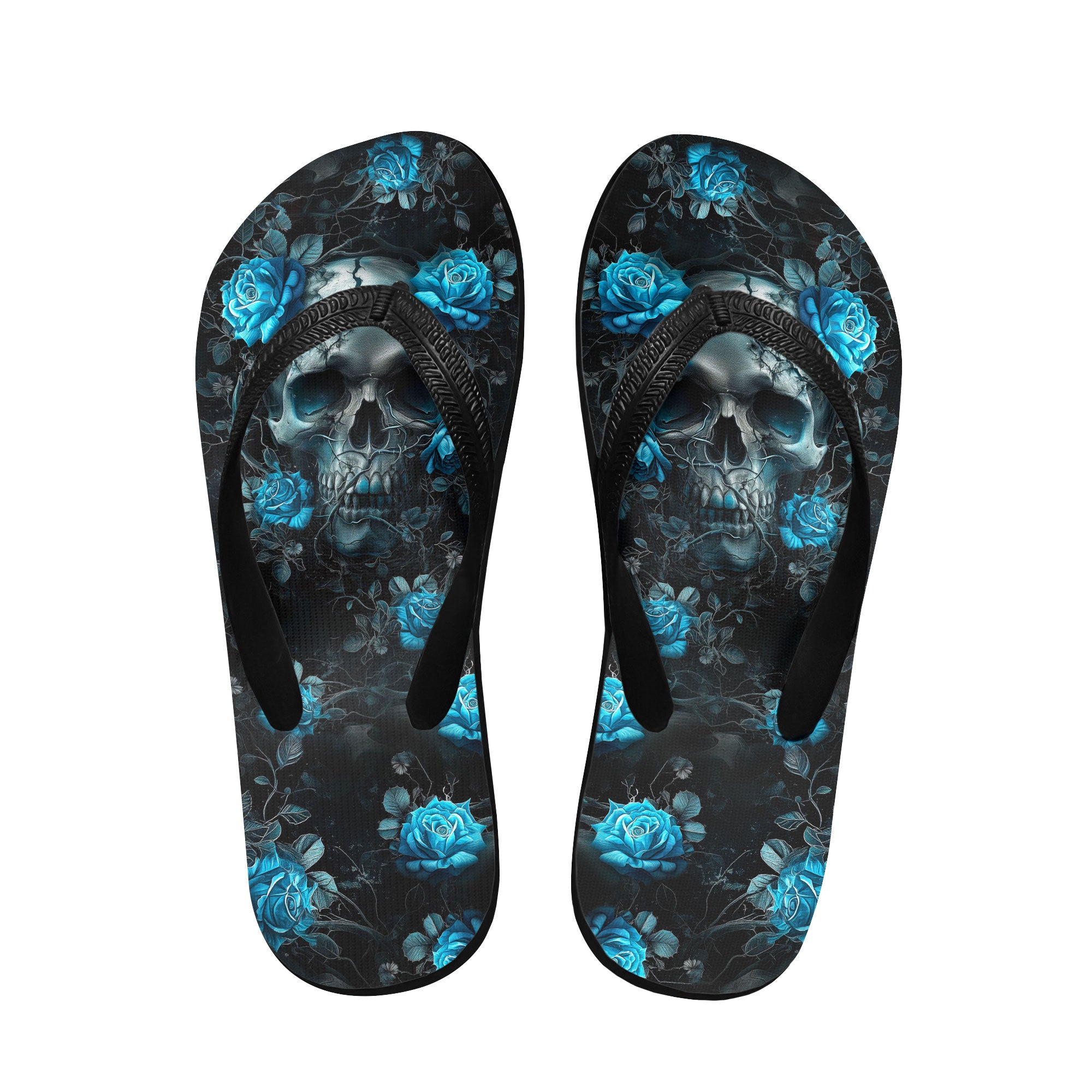 Image of a pair of beach flip flops with a sleek design, featuring a comfortable yoga mat footbed, non-slip sole, and water-friendly materials. Perfect for summer outings, beach walks, and casual occasions.