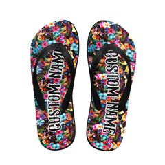 Image of a pair of beach flip flops with a sleek design, featuring a comfortable yoga mat footbed, non-slip sole, and water-friendly materials. Perfect for summer outings, beach walks, and casual occasions.