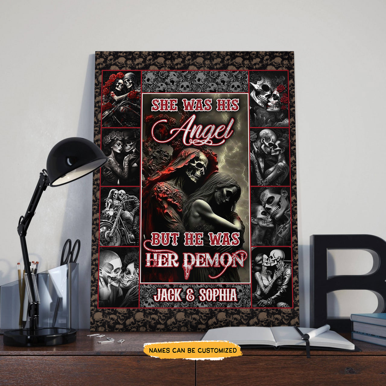 True Love - Custom Personalized Canvas Anniversary Gift