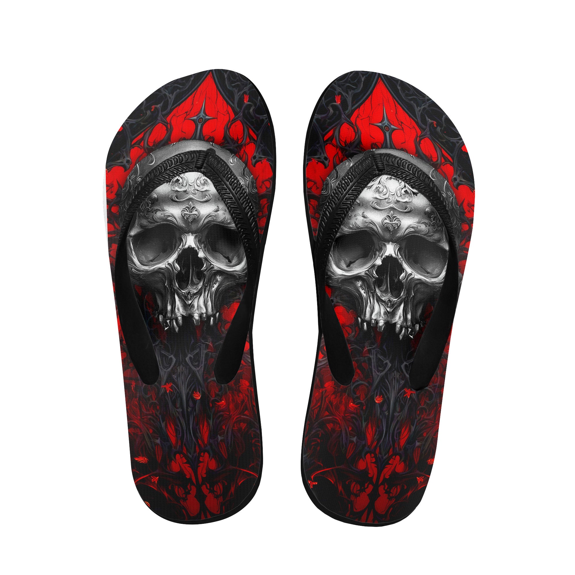 Image of a pair of beach flip flops with a sleek design, featuring a comfortable yoga mat footbed, non-slip sole, and water-friendly materials. Perfect for summer outings, beach walks, and casual occasions.