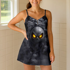 Inferno Grin Smoke Short Cami Dress
