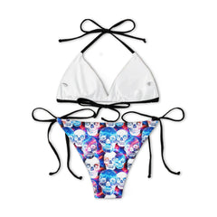 Skull Thunder Micro Triangle Bikini Swimsuit - Wonder Skull