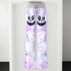 Purple Face Art Women's High-waisted Wide Leg Pants
