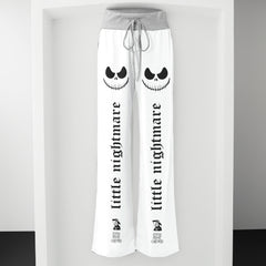 Black & White Art Women's High-waisted Wide Leg Pants