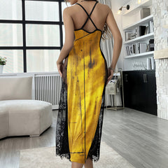 Black Skull Grunge Women's Lace Cami Sleepwear