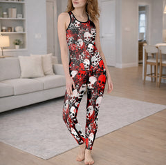 Spooky Diamond Vertical Tanktop and Leggings