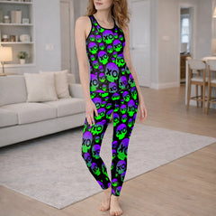 Electric Acid Skulls Tanktop and Leggings