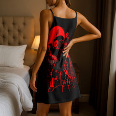 Haunted Skyline Love Short Cami Dress