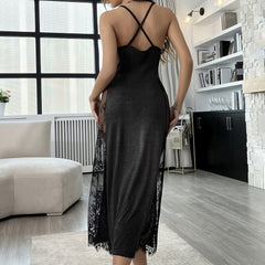 Blue Face Scary Art Women's Lace Cami Sleepwear