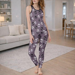 Gothic Skull Chill Art Tanktop and Legging