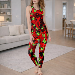 Neon Nature's Puzzle Tanktop and Leggings