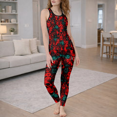 Sacred Skull Garden Art Tanktop and Leggings