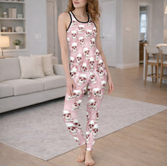 Pastel Skull Pile Tanktop and Leggings