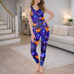 Neon Luminous Butterfly Souls Tanktop and Leggings