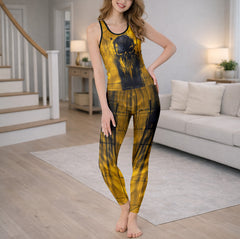 Urban Decay Skull Gold Tanktop and Leggings