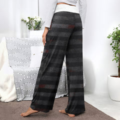 Rebel Patriot Track Art Women's High-waisted Wide Leg Pants