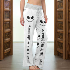 Black & White Art Women's High-waisted Wide Leg Pants
