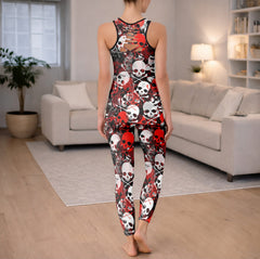 Spooky Diamond Vertical Tanktop and Leggings