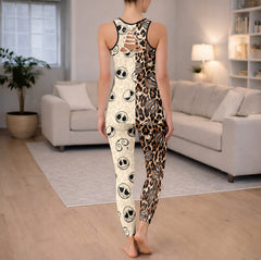 Spooky Leopard Lips Tanktop and Legging