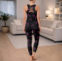 Glowing Gothic Smiles Tanktop and Leggings