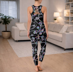 Holo Thorn Skull Art Tanktop and Leggings
