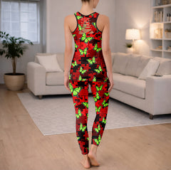 Neon Nature's Puzzle Tanktop and Leggings