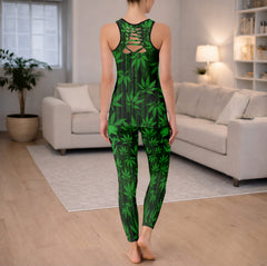 Cybernetic Skull Garden Tanktop and Leggings