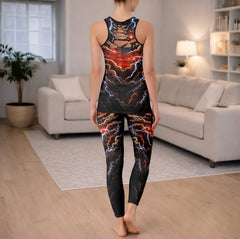 Freedom Eagle Storm Graphic Tanktop and Legging