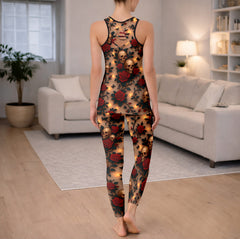Dark Romantic Skulls Tanktop and Leggings