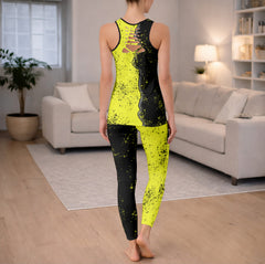 Melting Skull Smile Art Tanktop and Legging