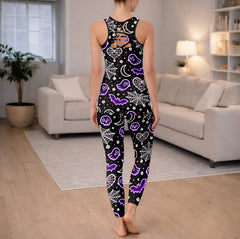 Purple Spooky Magic Tanktop and Leggings