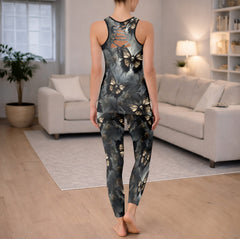 Dark Skull Monarch Wings Tanktop and Legging