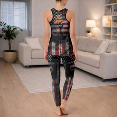 American Patriot Skull Tanktop and Legging