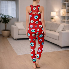 Pastel Skull Glitch Tanktop and Leggings