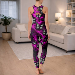 Midnight Magenta Morphos Tanktop and Leggings