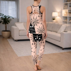 Pastel Goth Cobwebs Tanktop and Leggings