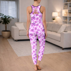 Ethereal Skull Mist Art Tanktop and Leggings