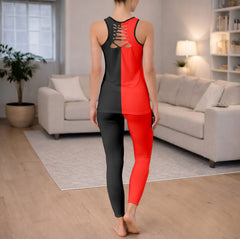Red Love Skeleton Tanktop and Leggings
