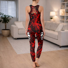 Gothic Skull Garden Art Tanktop and Legging