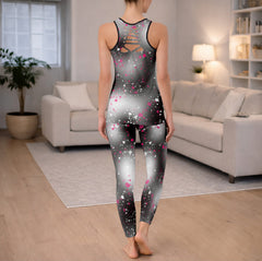 Vibrant Skull Fusion Art Tanktop and Legging