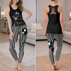 Shadow Skeleton Art Tanktop and Leggings