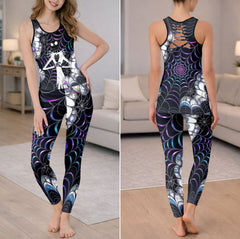 Cosmic Cobweb Skeleton Tanktop and Leggings
