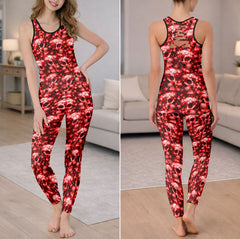 Scarlet Remnants Skull Garden Tanktop and Leggings