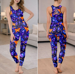 Neon Luminous Butterfly Souls Tanktop and Leggings